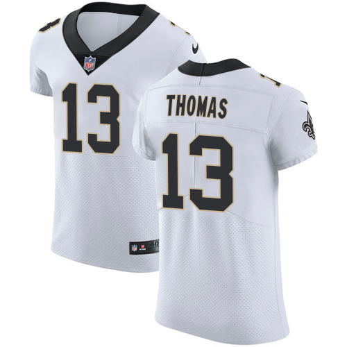Nike Saints #13 Michael Thomas White Men's Stitched NFL Vapor Untouchable Elite Jersey